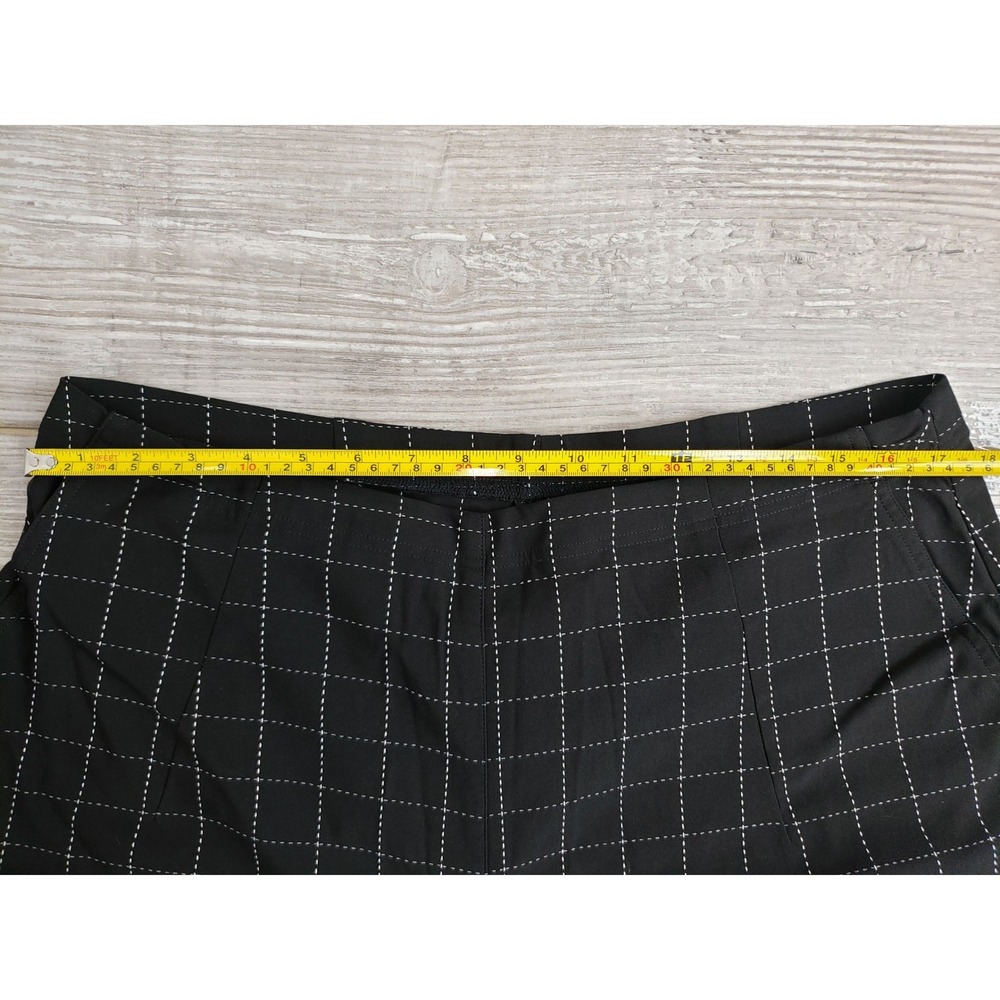 Rundholz Black Label Pants Balloon Cropped Black and White Check Grid XL NWT - Picture 5 of 14
